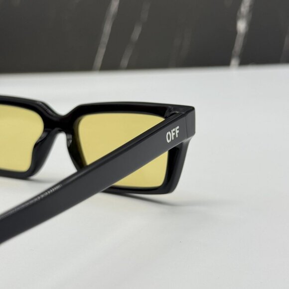 NEW OFF-WHITE OERI13A WARREN 1018 SUNGLASSES UNISEX SQUARE HAVANA EYEWEAR - Picture 5 of 9